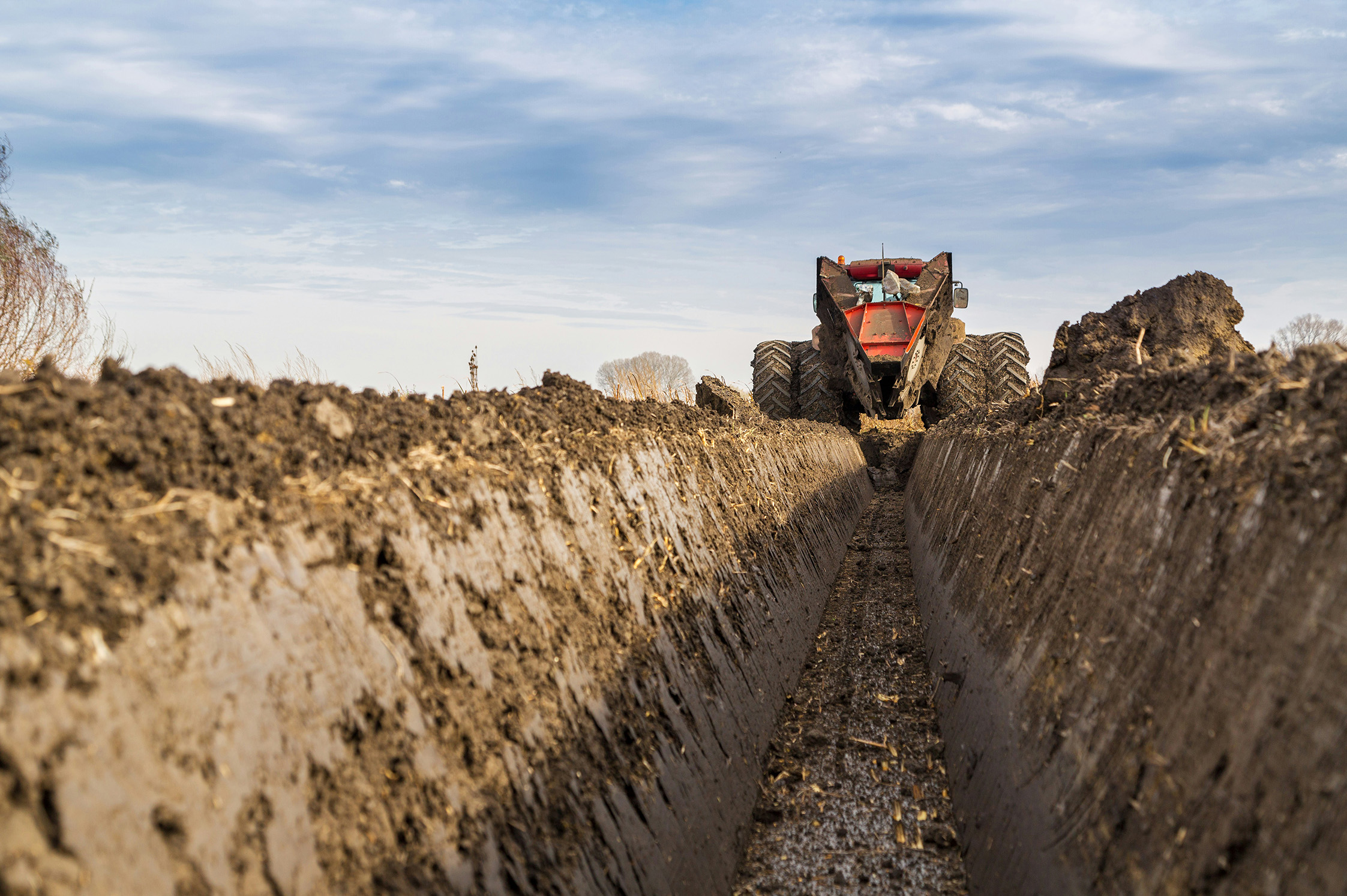 Resource recovery machinery in the field